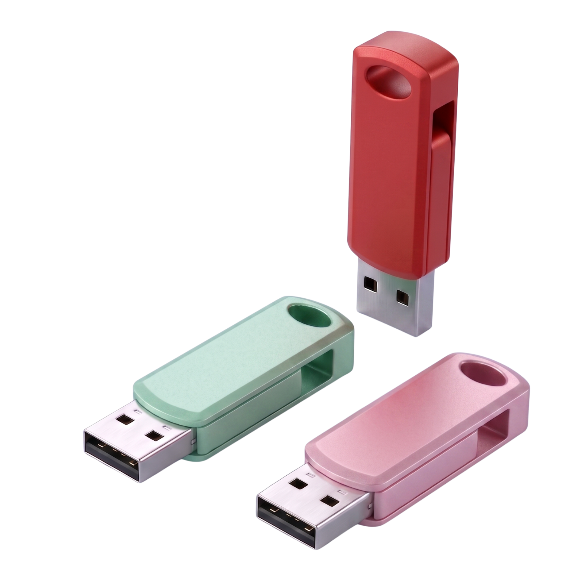 U盘 004 爱心造型短款 — 婚庆与情侣礼品