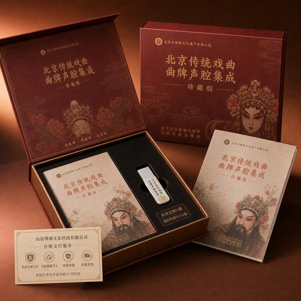 出版社配套U盘礼盒装箱实拍
